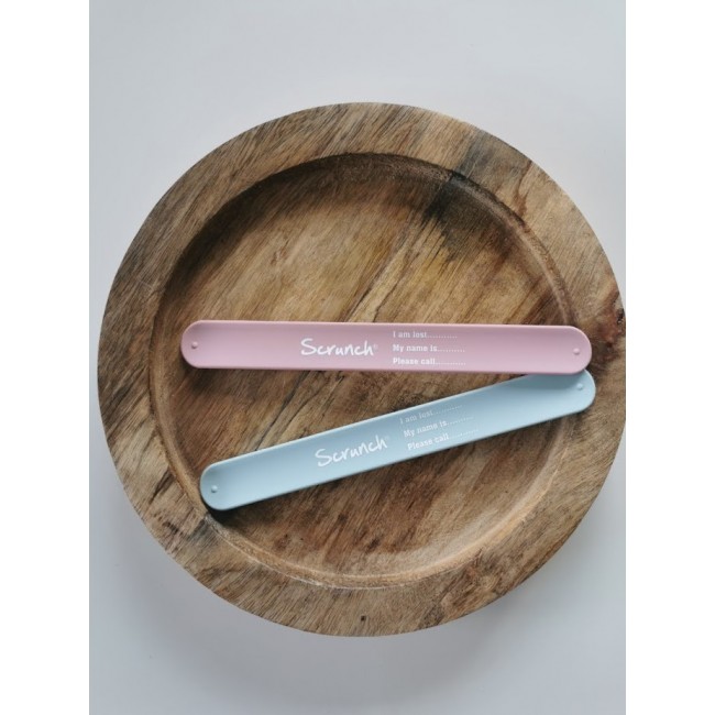 Opaska informacyjna Scrunch - Błękitny