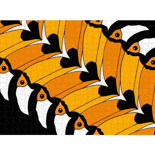 Puzzle 1000 elementów Hummingbird - Toucan Toucan
