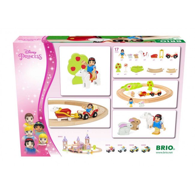 Kolejka Drewniana BRIO Disney - Królewna Śnieżka i Zwierzęta