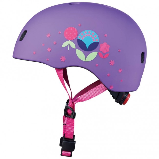 Kask na rower/hulajnogę Micro - Floral Purple S