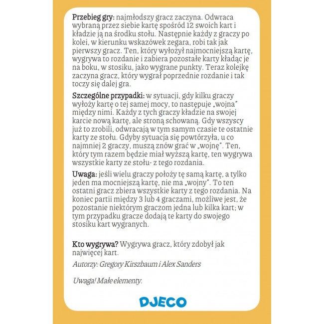 Gra karciana Djeco - Batsaurus