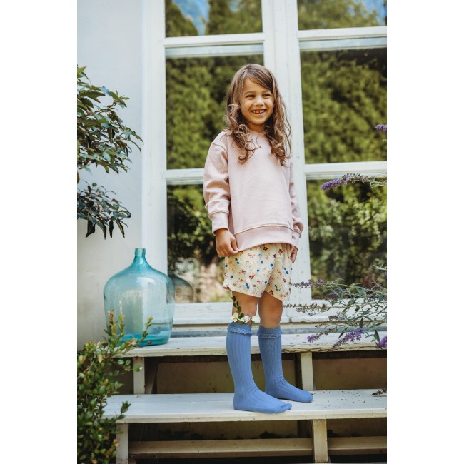 Podkolanówki Mono Baby Mama's Feet - Niebieskie 0-1 lat