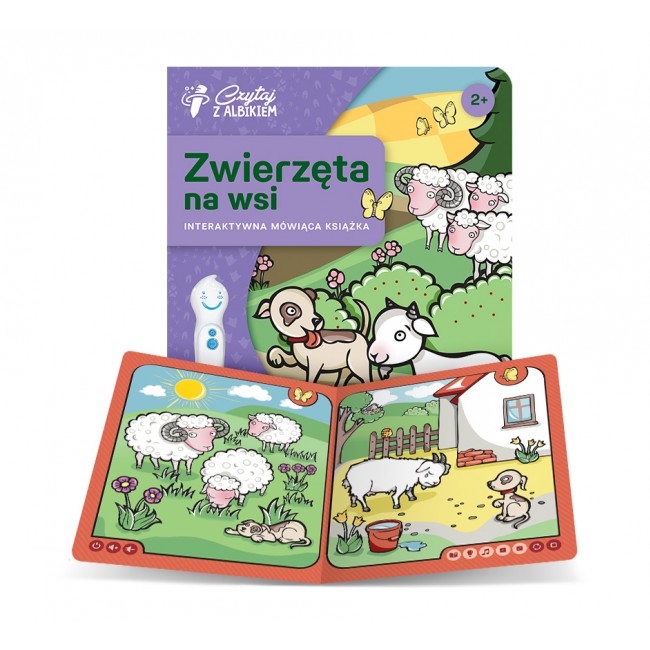 Książka Czytaj z Albikiem Albi - Zwierzęta na wsi