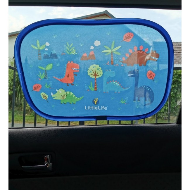 Osłonki statyczne LittleLife do samochodu - Dinozaur