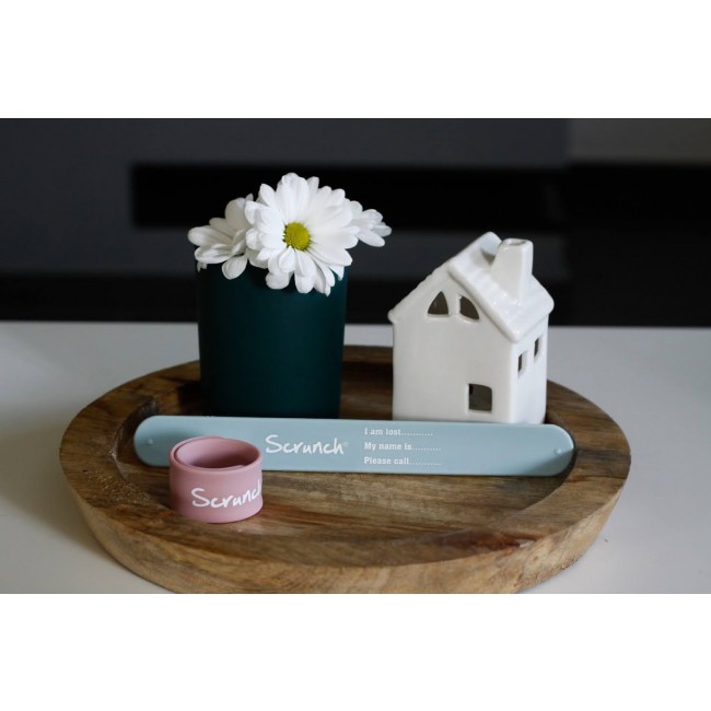 Opaska informacyjna Scrunch - Błękitny