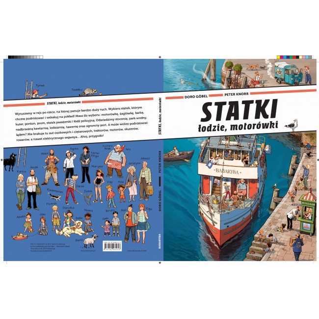 Książka "Statki, łodzie, motorówki" Wydawnictwo Babaryba