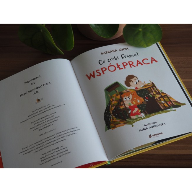 Książka "Co zrobi Frania. T.1 Współpraca" wydawnictwo Świetlik