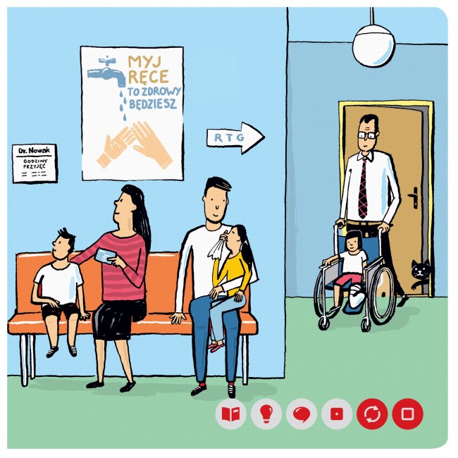 Mini książka Czytaj z Albikiem Albi - Lekarze