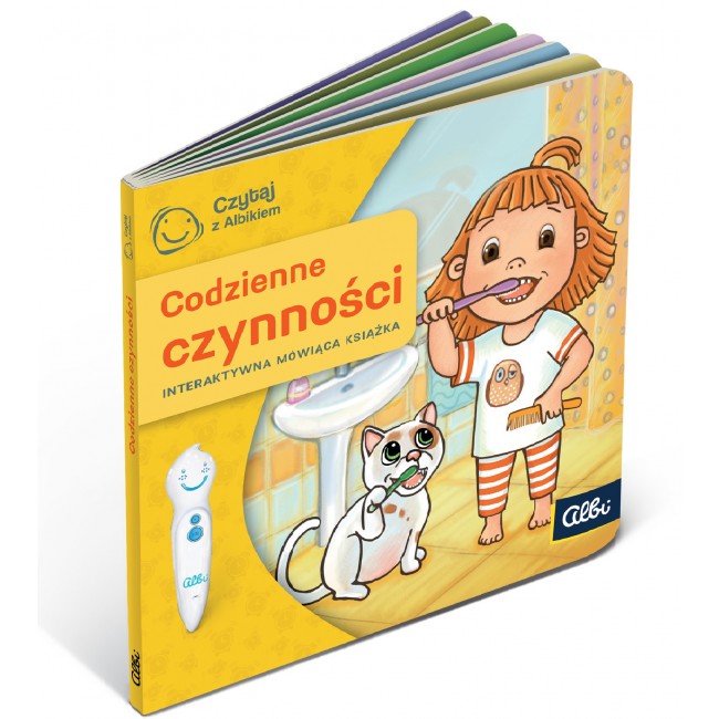 Mini książka Czytaj z Albikiem Albi - Codzienne czynności