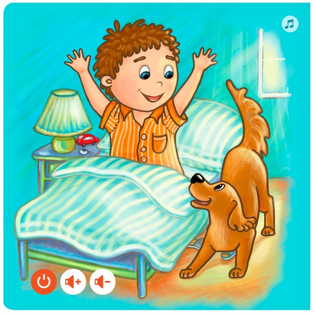 Mini książka Czytaj z Albikiem Albi - Codzienne czynności