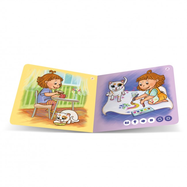 Mini książka Czytaj z Albikiem Albi - Codzienne czynności