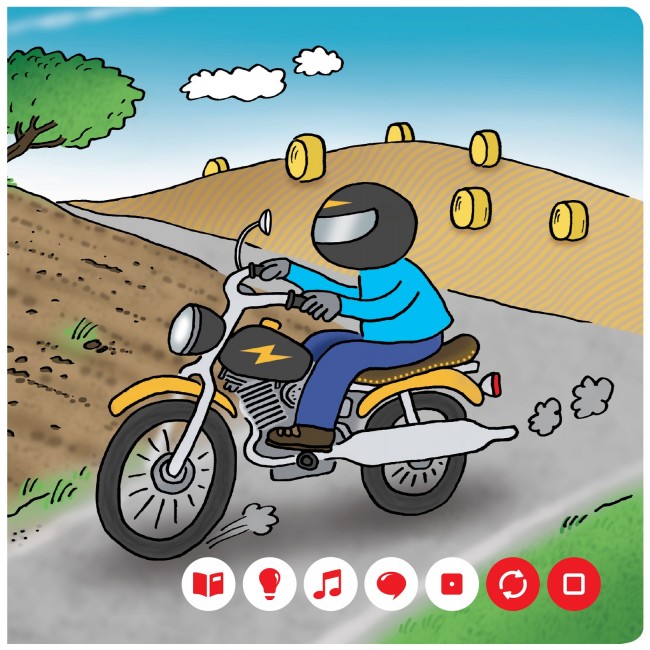 Mini książka Czytaj z Albikiem Albi - Środki transportu