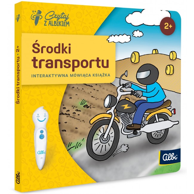 Mini książka Czytaj z Albikiem Albi - Środki transportu