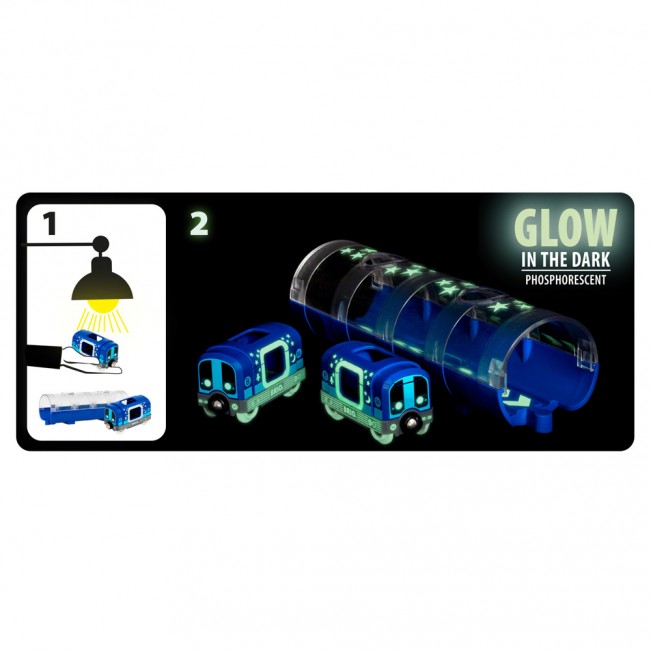 Metro Świecące w Ciemności z Tunelem BRIO World