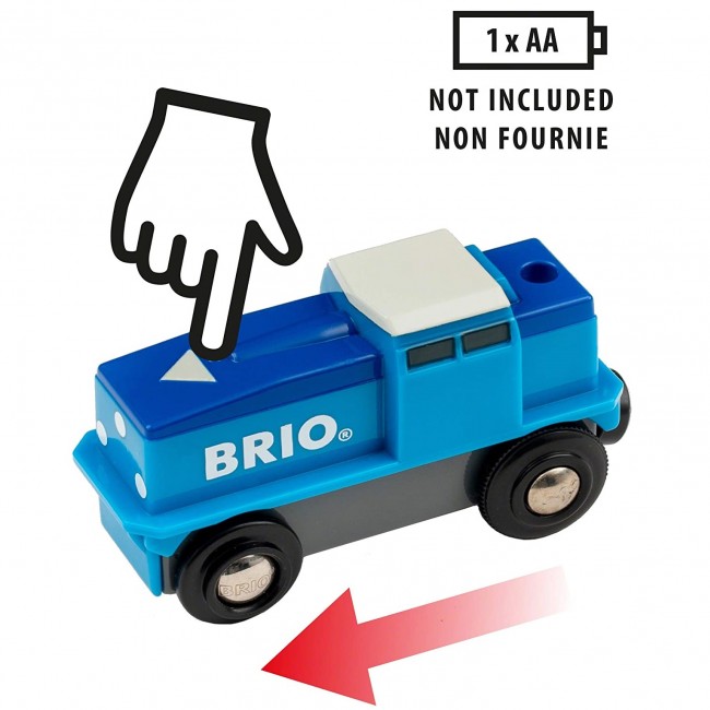 Lokomotywa Cargo na Baterie BRIO World