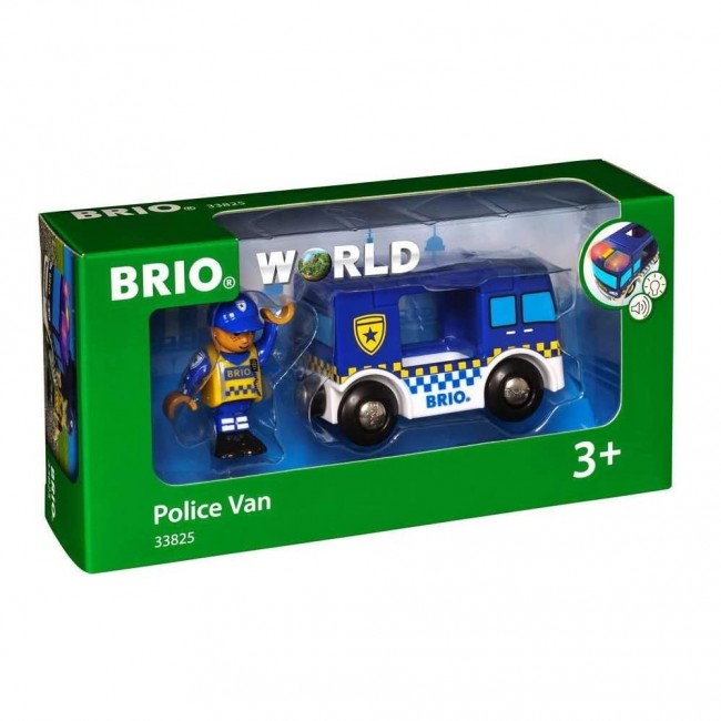 Wóz Policyjny z Dźwiękiem BRIO World