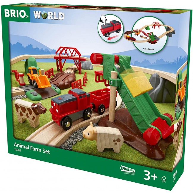 Kolejka Drewniana Farma 30el. BRIO World