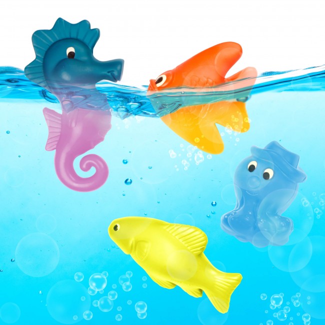 Zestaw dla małych wędkarzy z morskimi stworzeniami B. Toys - Little Fisher’s Kit