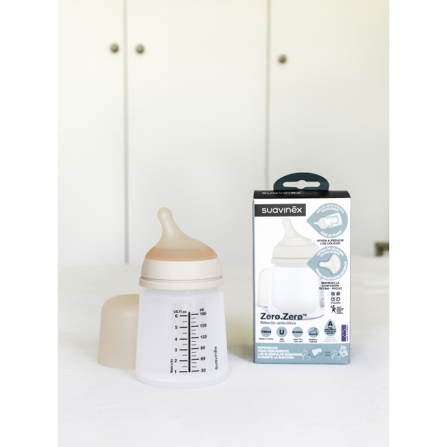 Butelka o wolnym przepływie Zero Zero Suavinex 180 ml