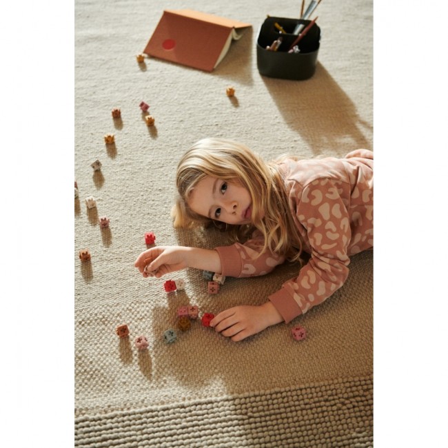 Silikonowe klocki Liewood - Dusty raspberry multi mix 50 szt.