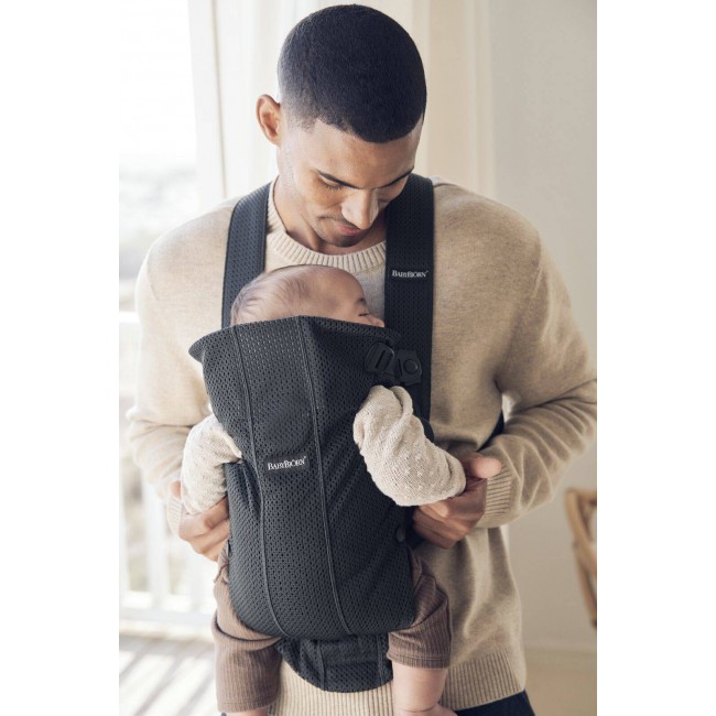 Nosidełko BABYBJORN MINI 3D Mesh - Czarny