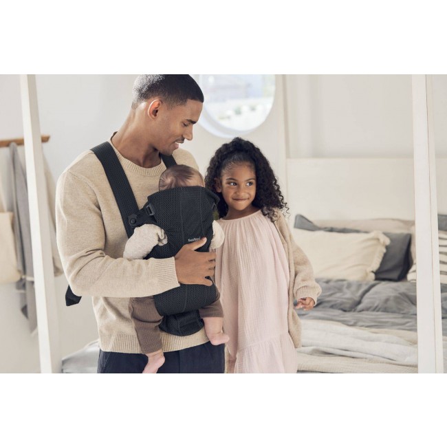 Nosidełko BABYBJORN MINI 3D Mesh - Czarny