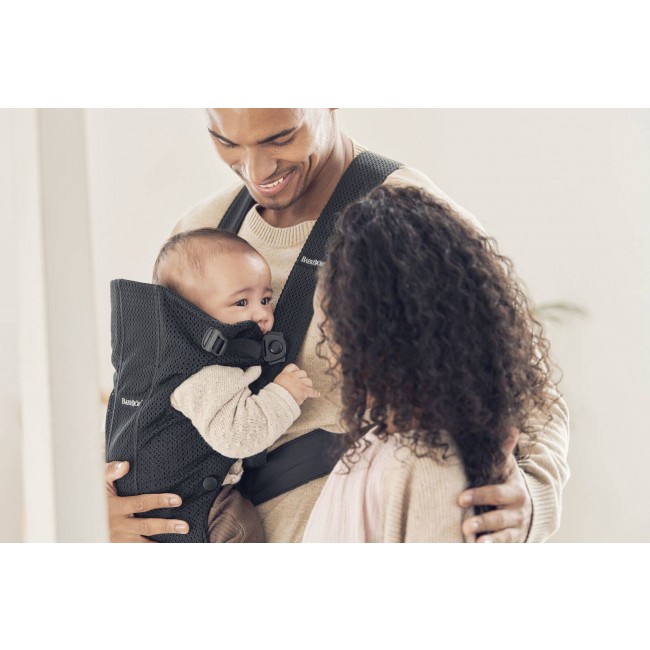 Nosidełko BABYBJORN MINI 3D Mesh - Czarny
