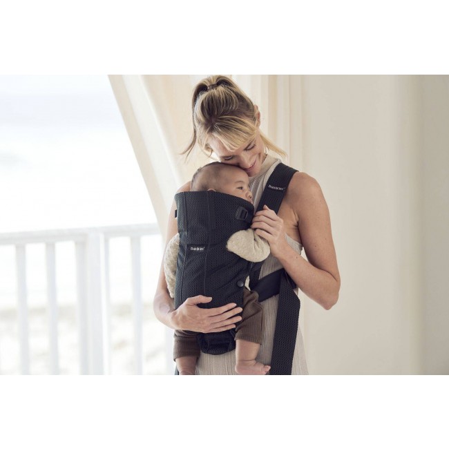 Nosidełko BABYBJORN MINI 3D Mesh - Czarny