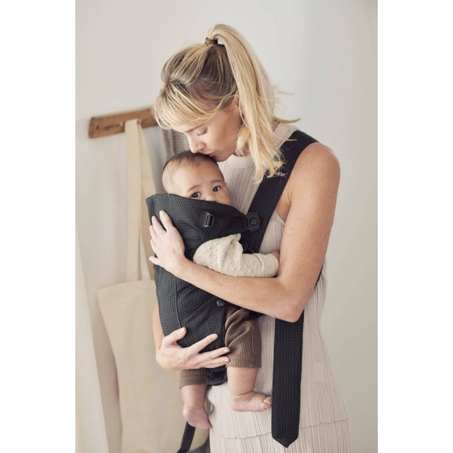 Nosidełko BABYBJORN MINI 3D Mesh - Czarny