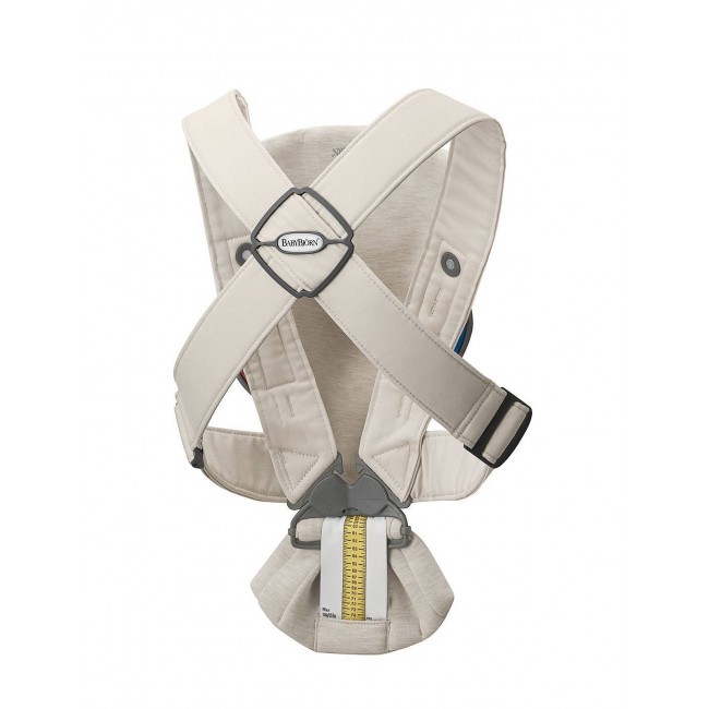 Nosidełko BABYBJORN MINI 3D Jersey - Jasny beż