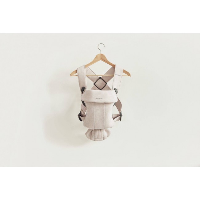Nosidełko BABYBJORN MINI 3D Jersey - Jasny beż