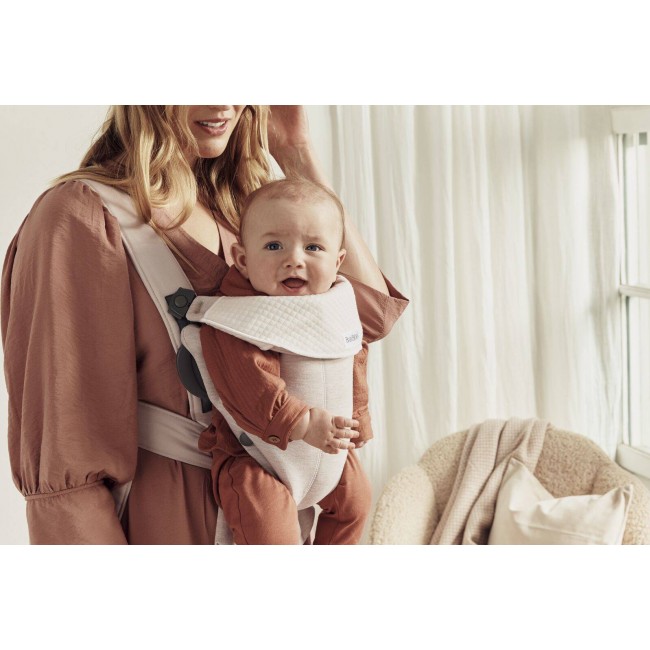 Nosidełko BABYBJORN MINI 3D Jersey - Jasny beż