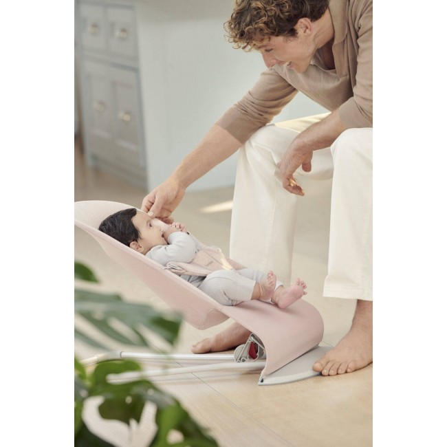 Leżaczek BABYBJORN BLISS 3D Jersey - Jasny Róż