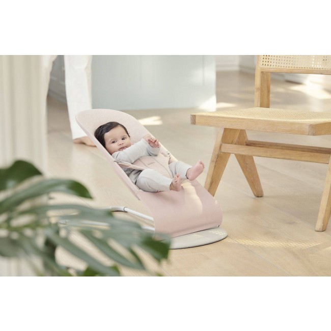 Leżaczek BABYBJORN BLISS 3D Jersey - Jasny Róż