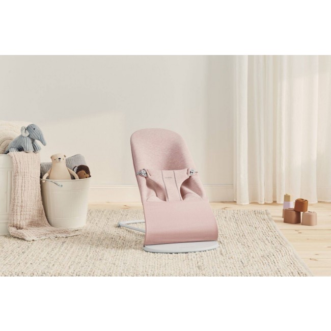 Leżaczek BABYBJORN BLISS 3D Jersey - Jasny Róż