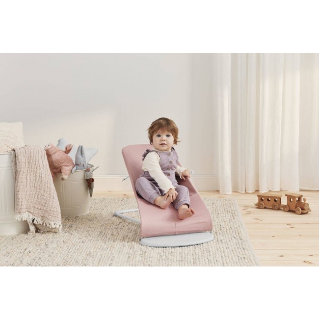 Leżaczek BABYBJORN BLISS 3D Jersey - Jasny Róż