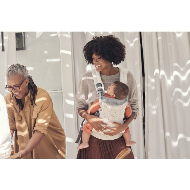 Nosidełko BABYBJORN Harmony 3D Mesh - Kremowy