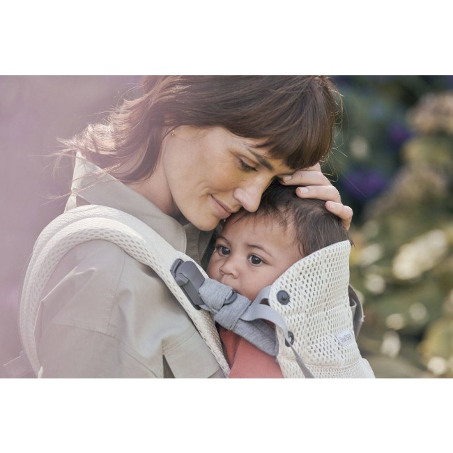 Nosidełko BABYBJORN Harmony 3D Mesh - Kremowy