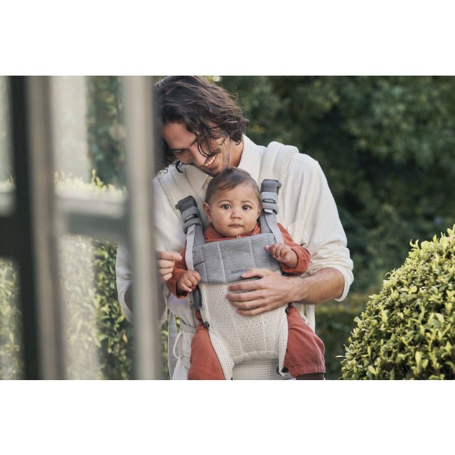 Nosidełko BABYBJORN Harmony 3D Mesh - Kremowy