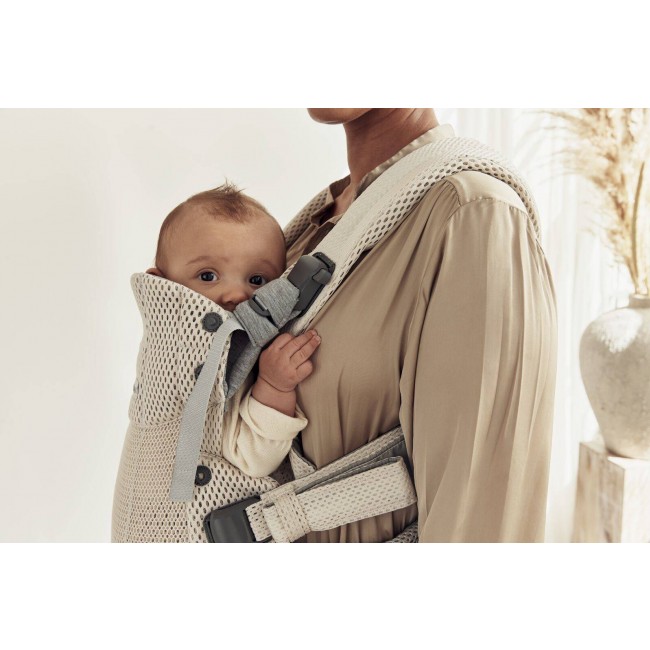 Nosidełko BABYBJORN Harmony 3D Mesh - Kremowy
