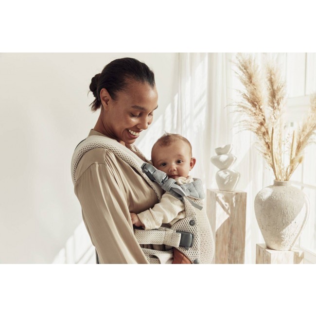 Nosidełko BABYBJORN Harmony 3D Mesh - Kremowy