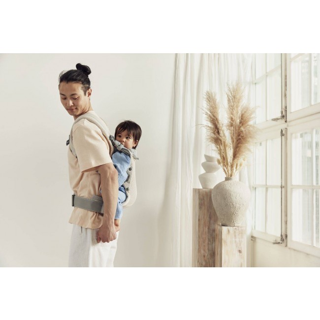 Nosidełko BABYBJORN Harmony 3D Mesh - Kremowy