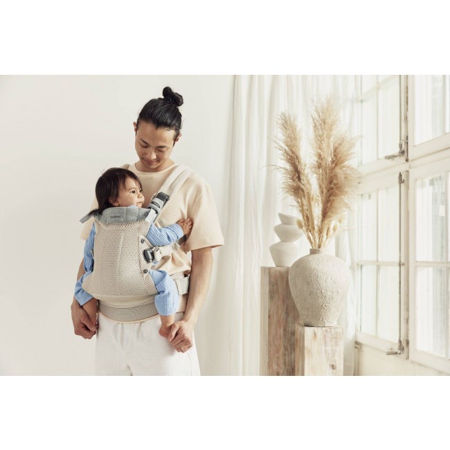Nosidełko BABYBJORN Harmony 3D Mesh - Kremowy