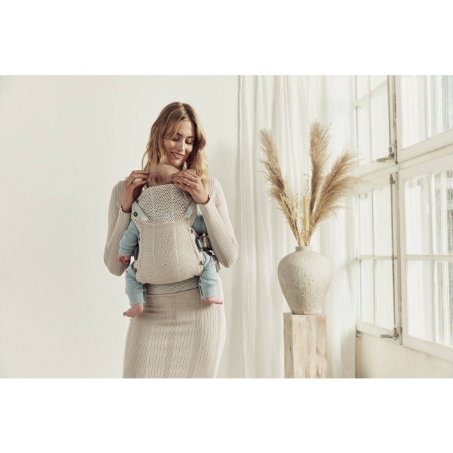 Nosidełko BABYBJORN Harmony 3D Mesh - Kremowy