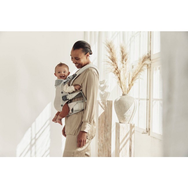 Nosidełko BABYBJORN Harmony 3D Mesh - Kremowy