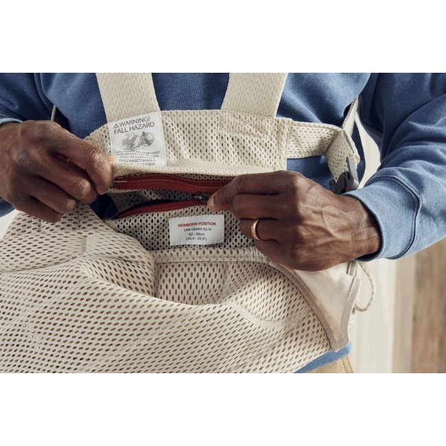 Nosidełko BABYBJORN Harmony 3D Mesh - Kremowy