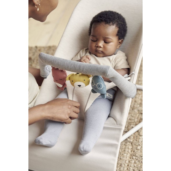 Leżaczek BABYBJORN BLISS 3D Jersey - Jasny Beż