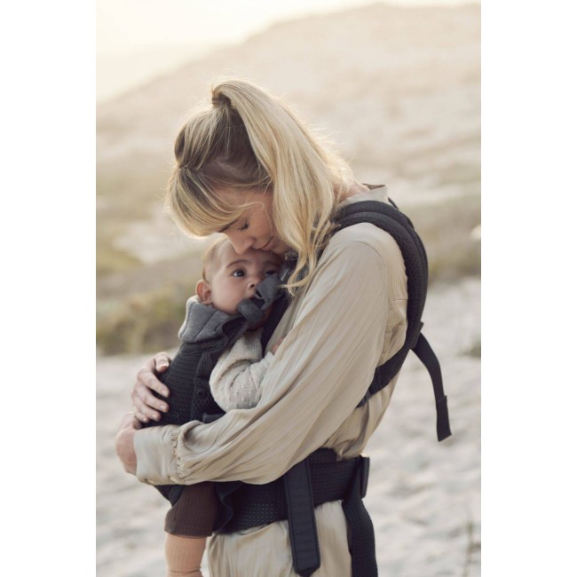 Nosidełko BABYBJORN Harmony 3D Mesh - Czarny