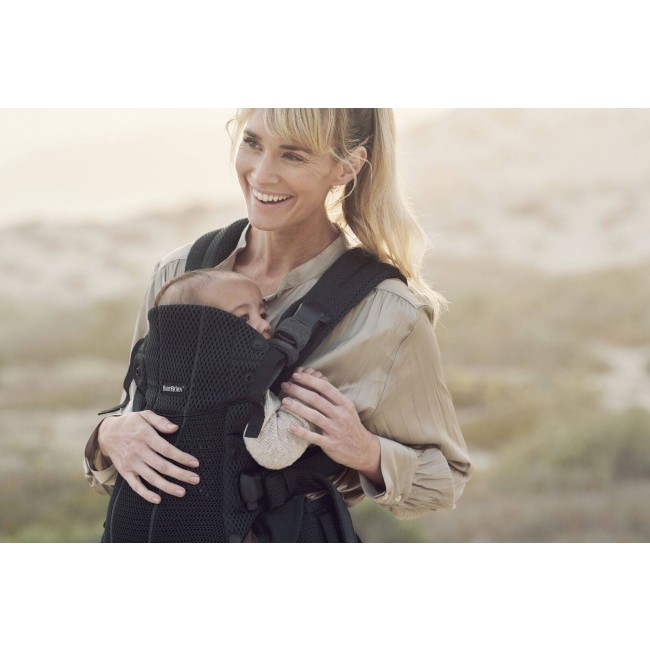 Nosidełko BABYBJORN Harmony 3D Mesh - Czarny