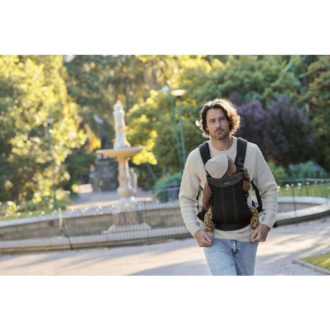 Nosidełko BABYBJORN Harmony 3D Mesh - Czarny